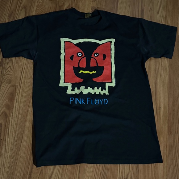Brockum Vintage 1994 Rare Pink Floyd The Division Bell Rock Black T-Shirt Size L